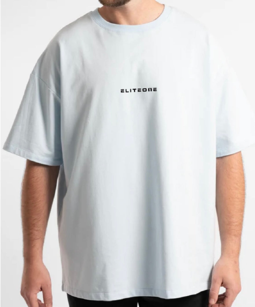 Unisex White Oversized Tee
