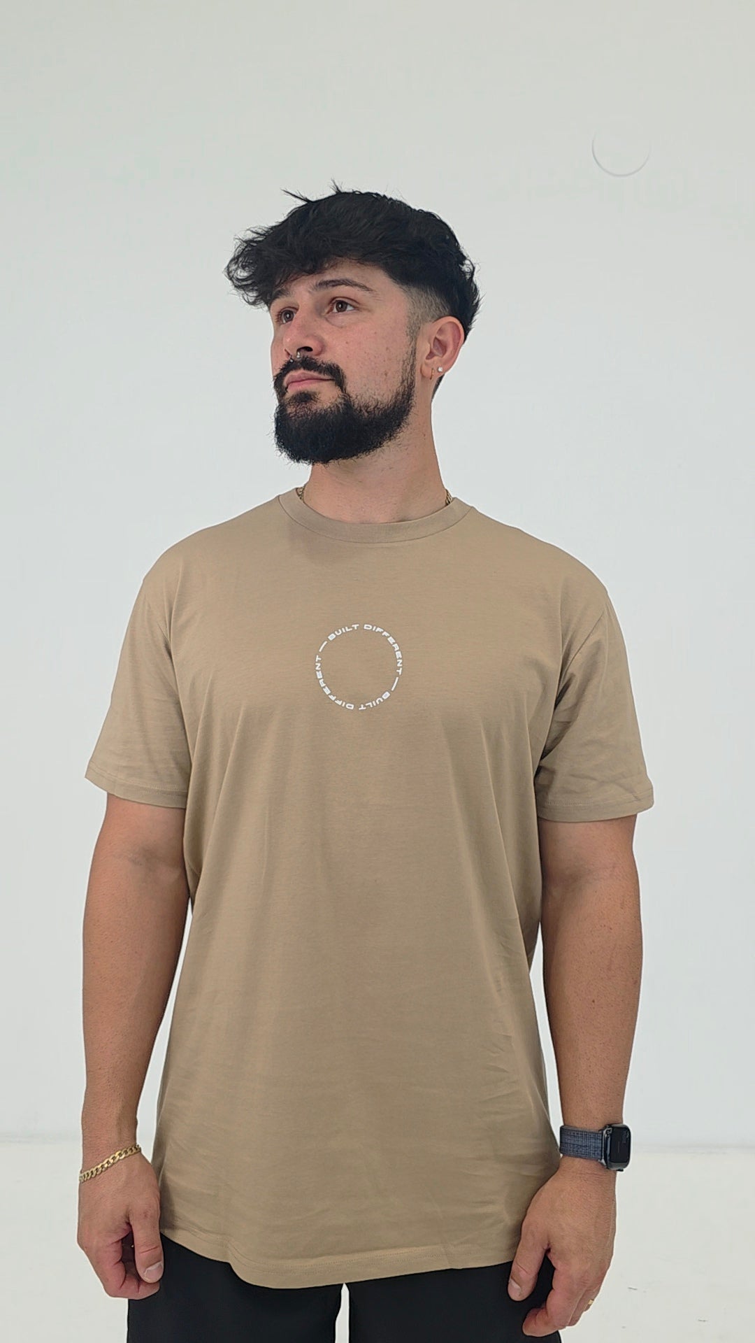 Khaki Basic Tee