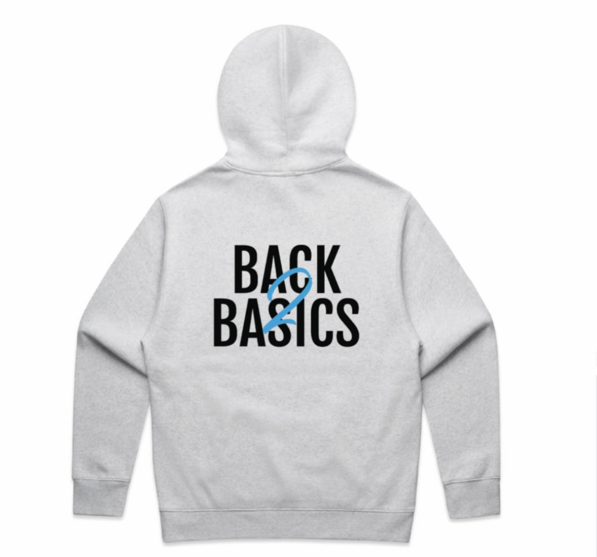Eliteone Back2Basics Grey Marle Hoodie