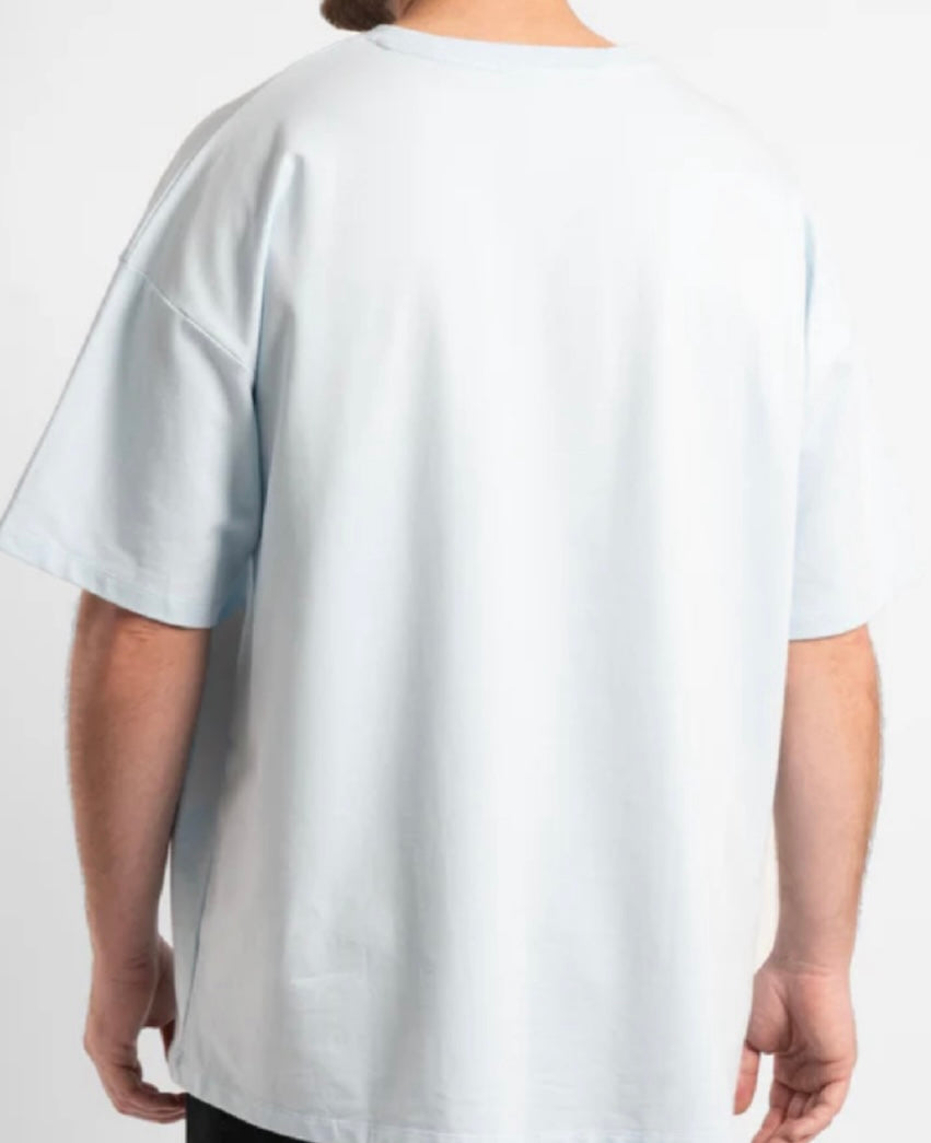 Unisex White Oversized Tee