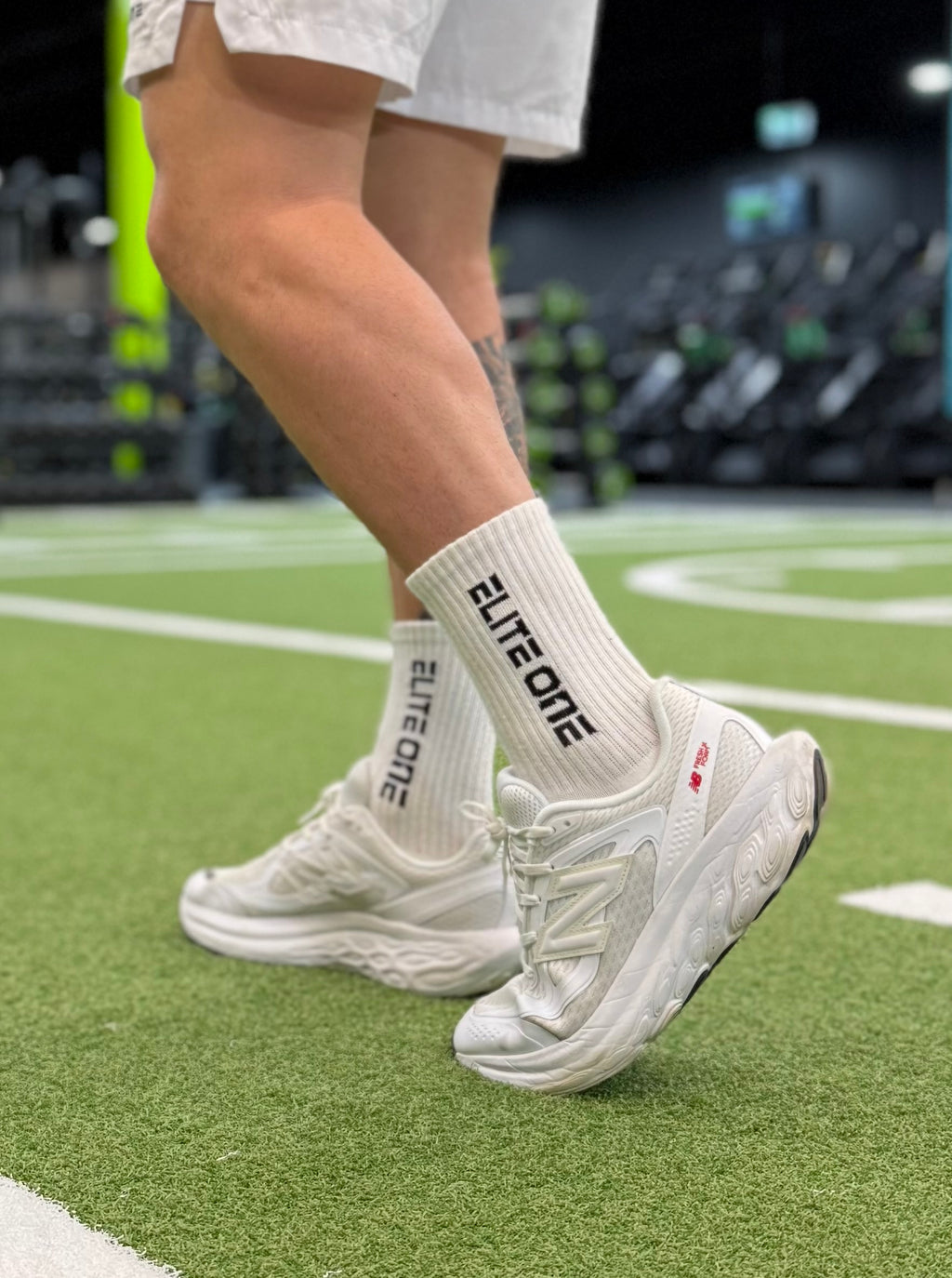 Eliteone white socks