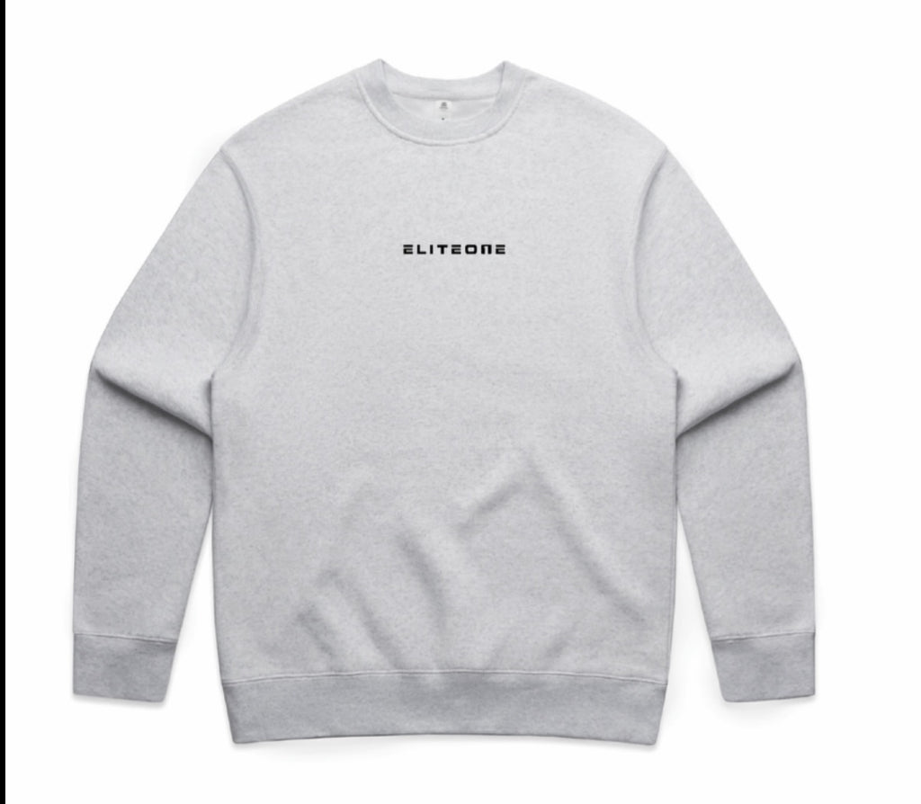 Eliteone Back2Basics Grey Marle Crewneck