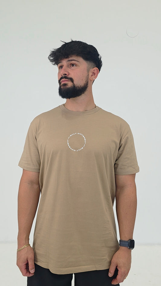 Khaki Basic Tee